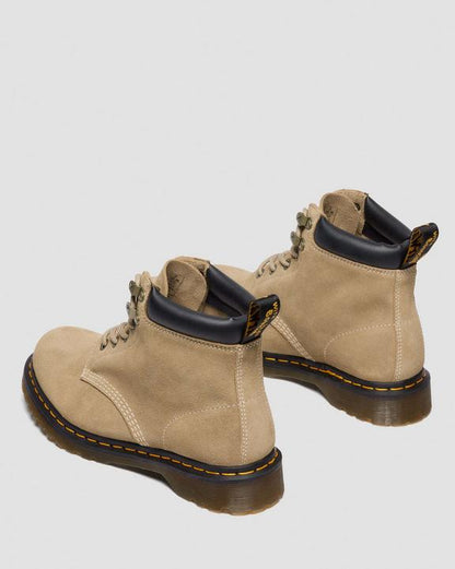 Dr Martens Waxy Suede Ankle Boots - Savannah Tan