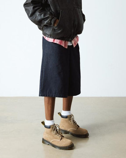 Waxy Suede Ankle Boots - Savannah Tan - Womens