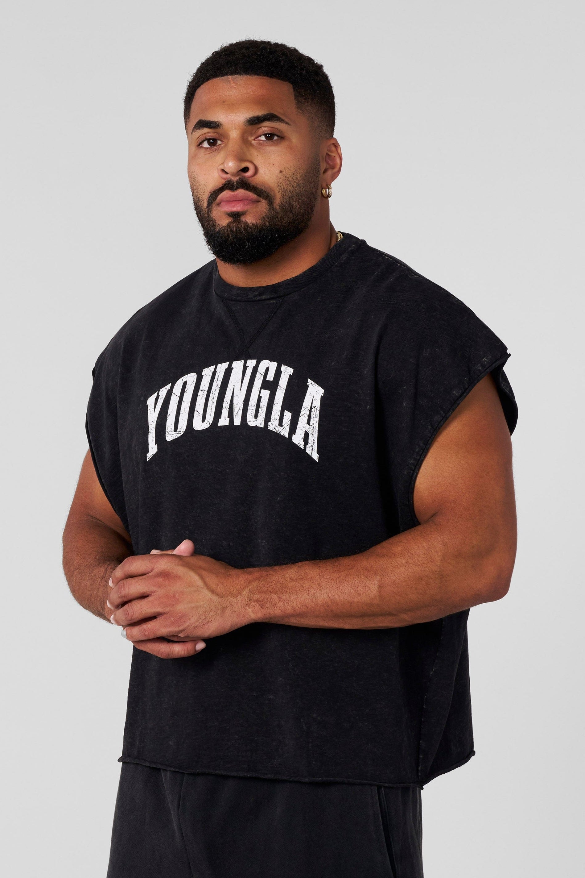 YoungLA 4171 - Huge Cut-Offs Black Wash