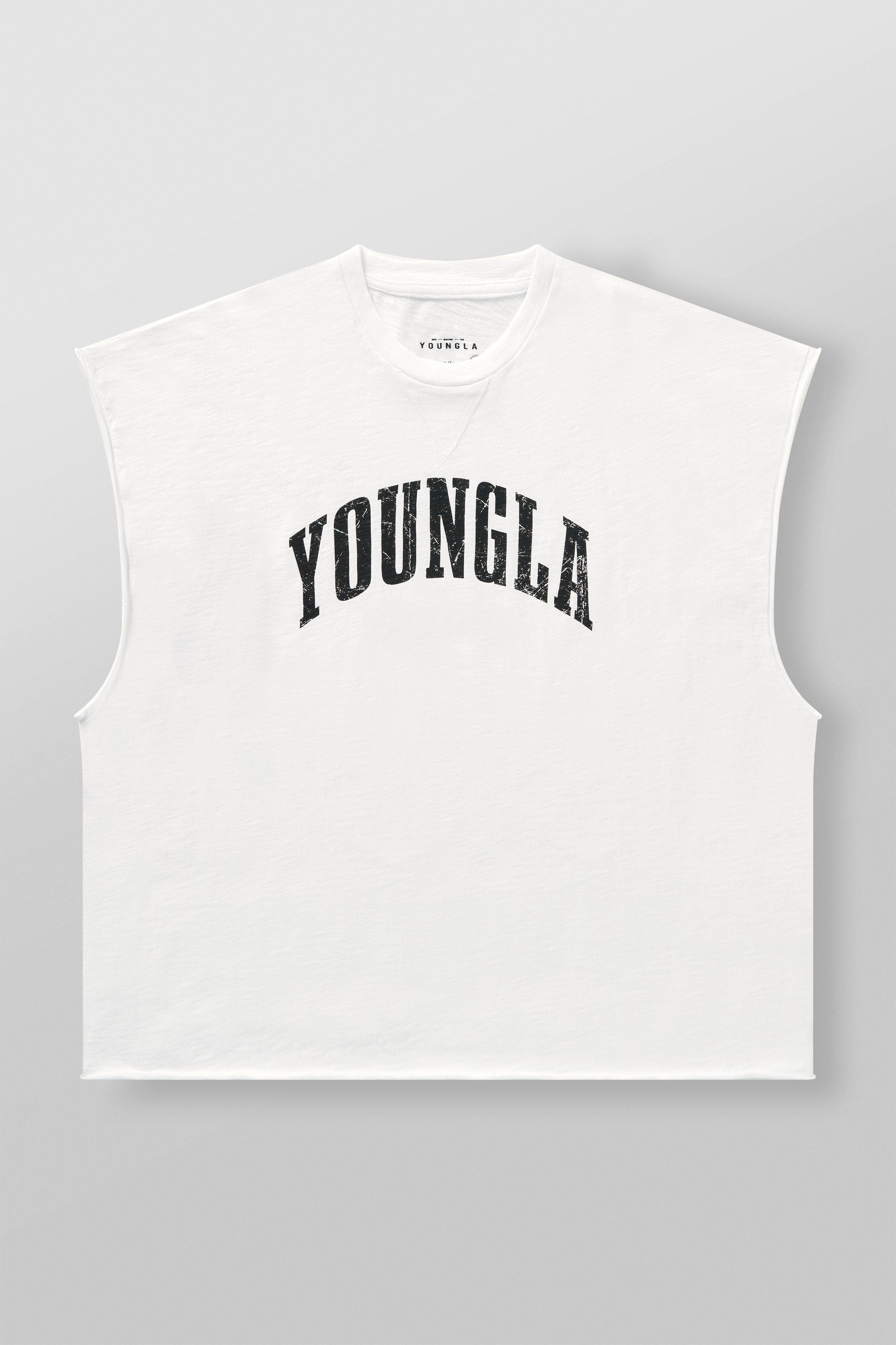 YoungLA 4171 - Huge Cut-Offs White