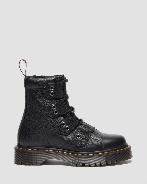 Dr. Martens 1460 Bex Ltt Black Milled Nappa - Womens