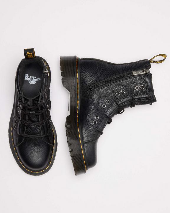 Dr. Martens 1460 Bex Ltt Black Milled Nappa - Womens