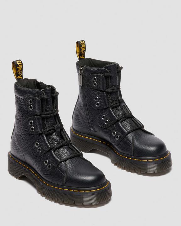 Dr. Martens 1460 Bex Ltt Black Milled Nappa - Womens