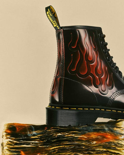 Dr. Martens 1460 Inferno Cherry Red Arcadia - Womens