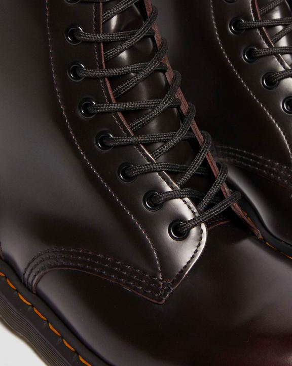 Dr Martens Arcadia Leather Boots - Cherry Red Arcadia