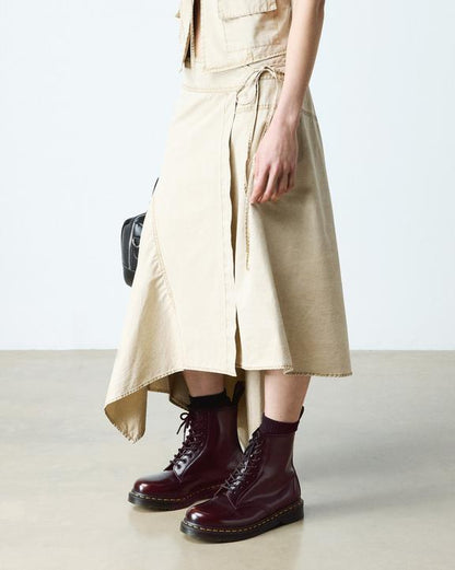 Dr Martens Arcadia Leather Boots - Cherry Red Arcadia