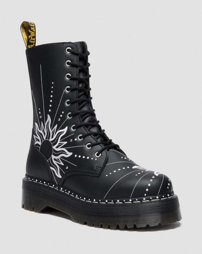 Dr Martens Jadon Hi Solar Flare - Black