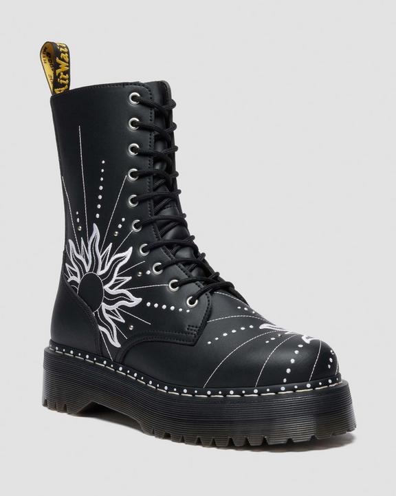 Dr Martens Jadon Hi Solar Flare - Black