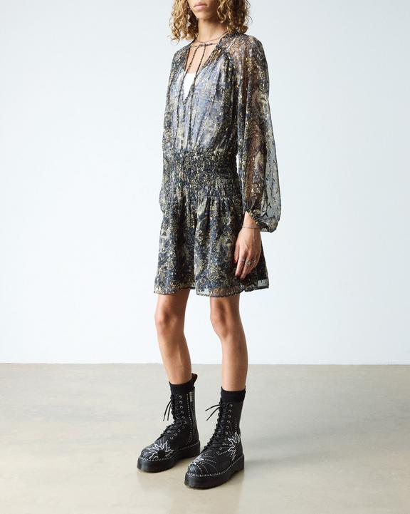 Dr Martens Jadon Hi Solar Flare - Black