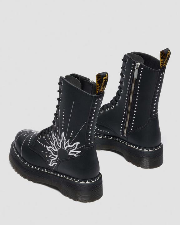 Dr Martens Jadon Hi Solar Flare - Black
