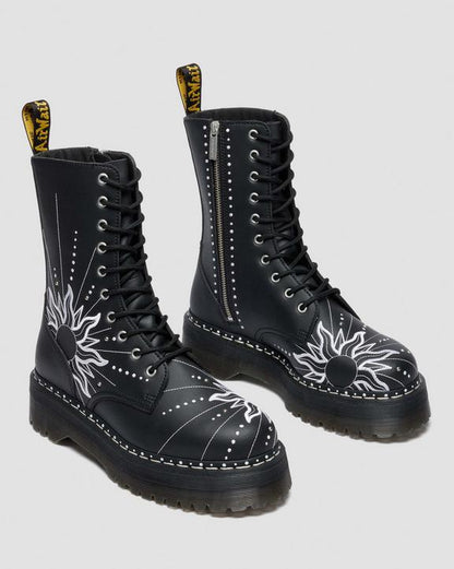Dr Martens Jadon Hi Solar Flare - Black