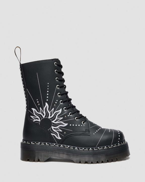 Dr Martens Jadon Hi Solar Flare - Black
