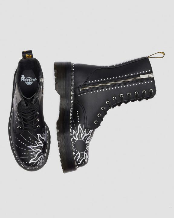 Dr Martens Jadon Hi Solar Flare - Black