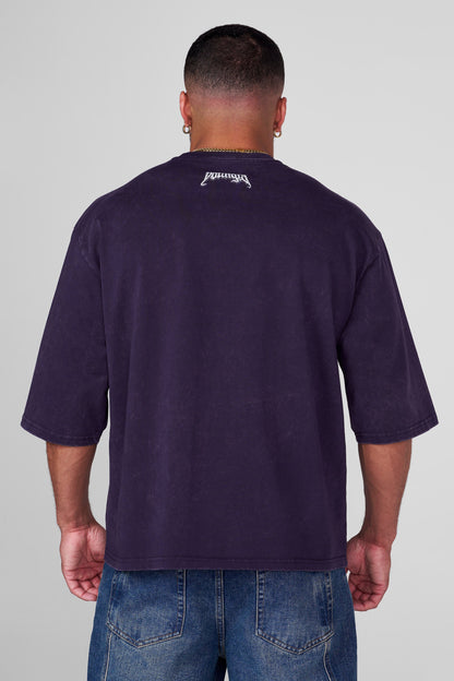 YoungLA 4184 - Royal Knight Tees Purple Wash