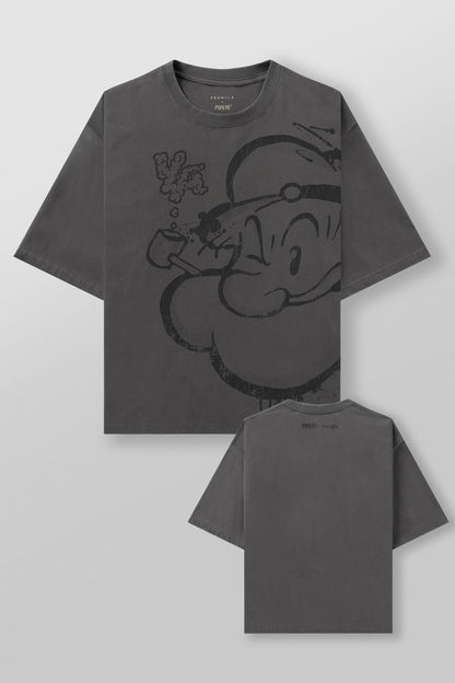 YoungLA 4195 - Popeye Tees Charcoal