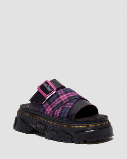 Dr Martens Mattison - Black+Pink Multi