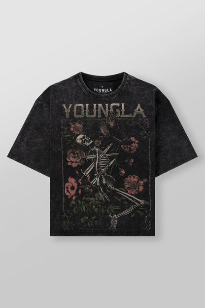 YoungLA 4197 - Nevermore Tees Black Wash