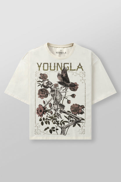 YoungLA 4197 - Nevermore Tees Off-White