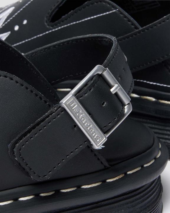 Dr Martens Zebzag Mule Solar Flare - Black