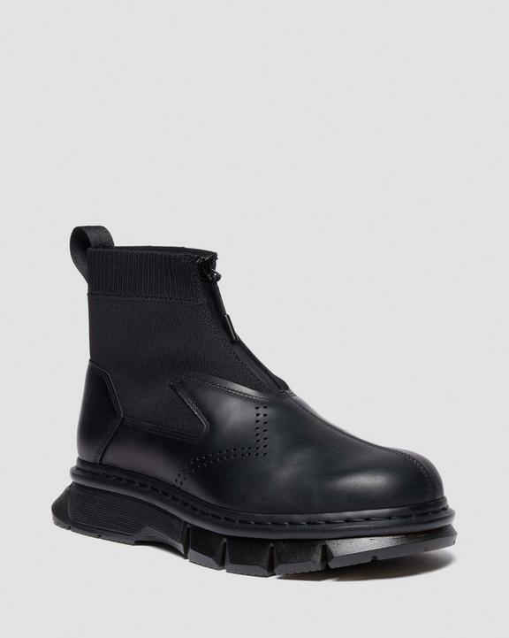 Dr Martens 14Xx Qubist Zip Boot - Black