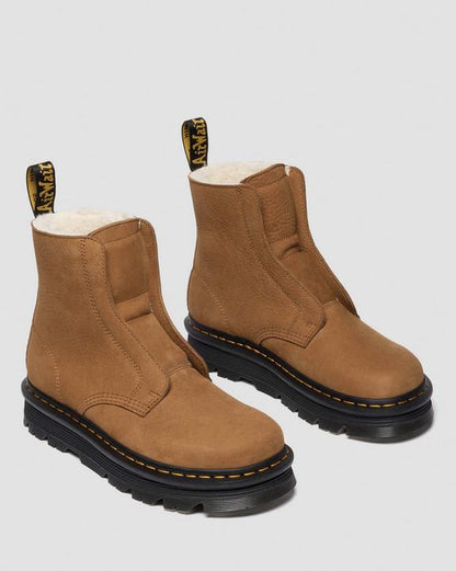 Dr Martens Zebzag Laceless - Desert Brown