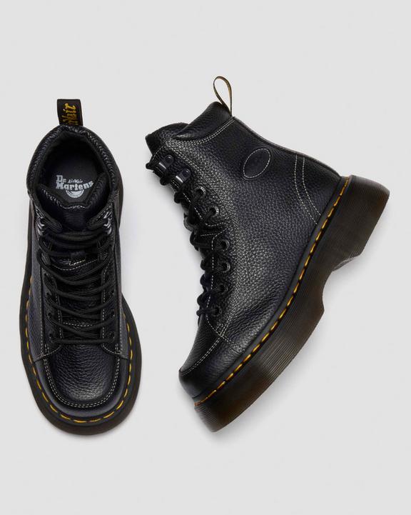 Buzz 8-Eye - Black Milled Nappa - Womens