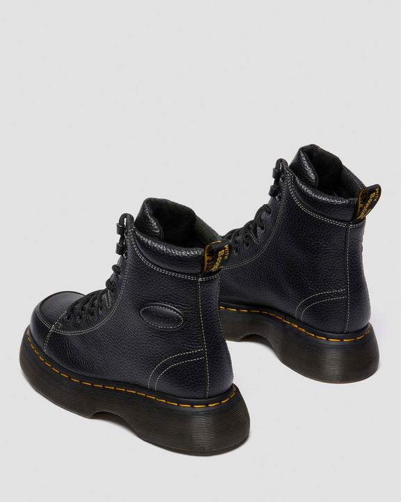 Buzz 8-Eye - Black Milled Nappa - Womens