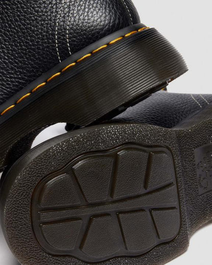 Buzz 8-Eye - Black Milled Nappa - Womens