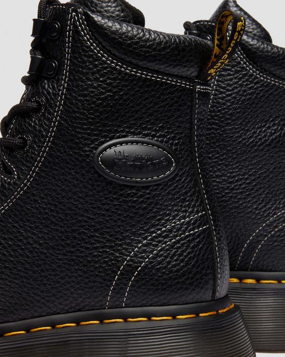 Buzz 8-Eye - Black Milled Nappa - Womens
