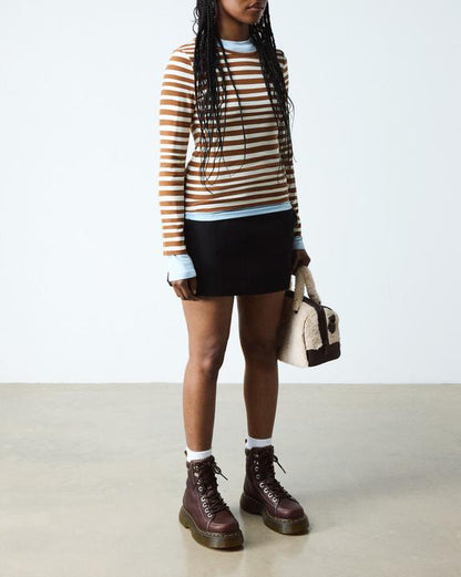 Buzz 8-Eye - Dark Brown - Womens