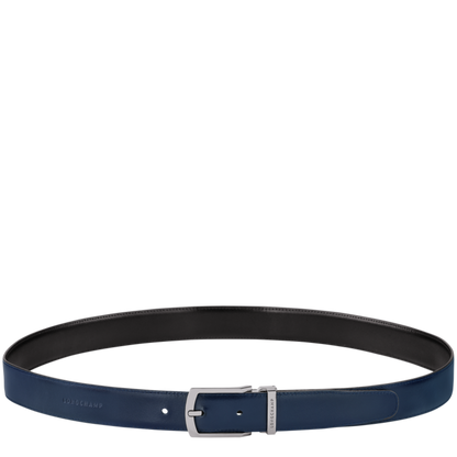Longchamp Delta Box Men's belt Black/Navy