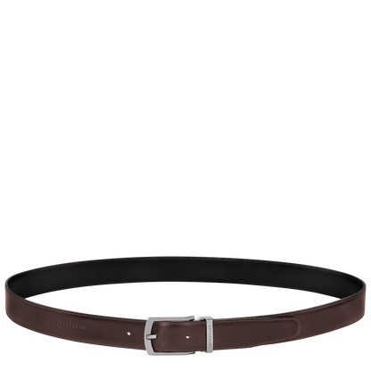 Longchamp Delta Box Men's belt Black/Mocha