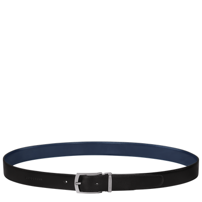 Longchamp Delta Box Men's belt Black/Navy