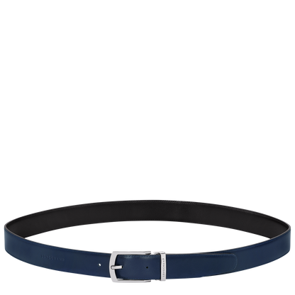 Longchamp Delta Box Men's belt Black/Navy