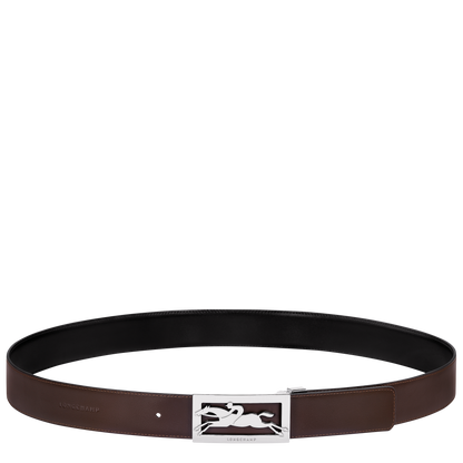 Longchamp Delta Box Men's belt Black/Mocha