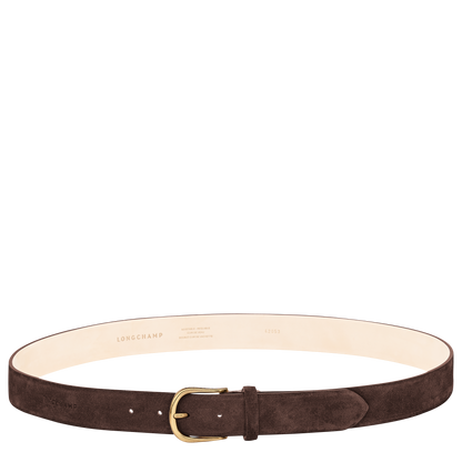 Longchamp French Charm Men's belt Mocha