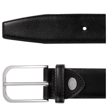 Longchamp Longchamp Business Men's belt Black