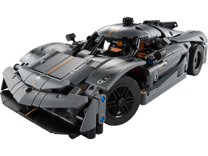 Lego Koenigsegg Jesko Absolut Grey Hypercar