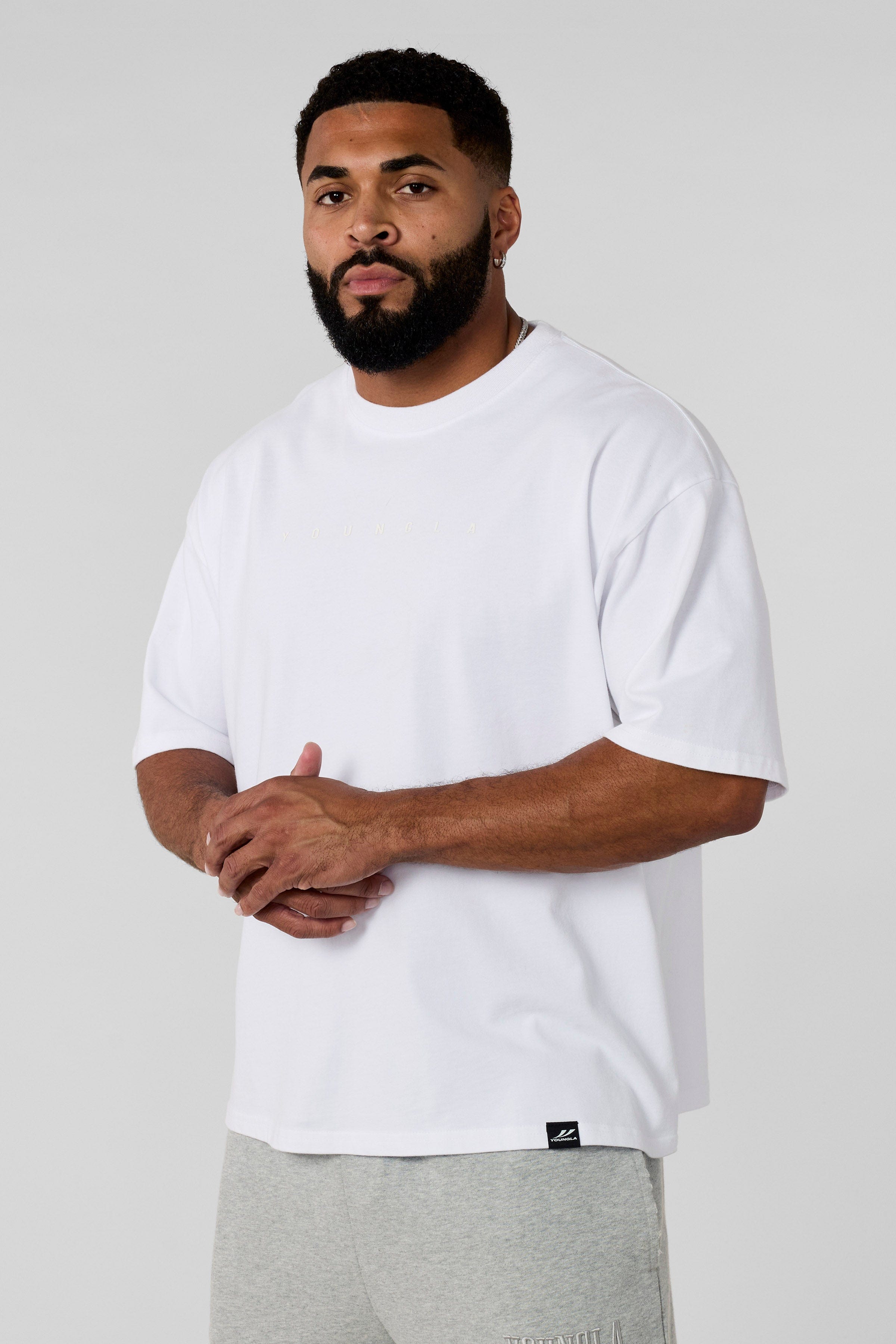 YoungLA 4219 - Summer Peached Tees White