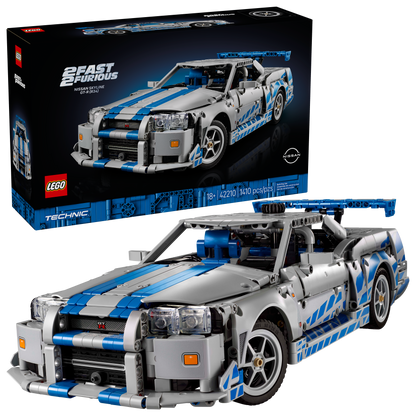 Lego 2 Fast 2 Furious Nissan Skyline GTR R34 Car