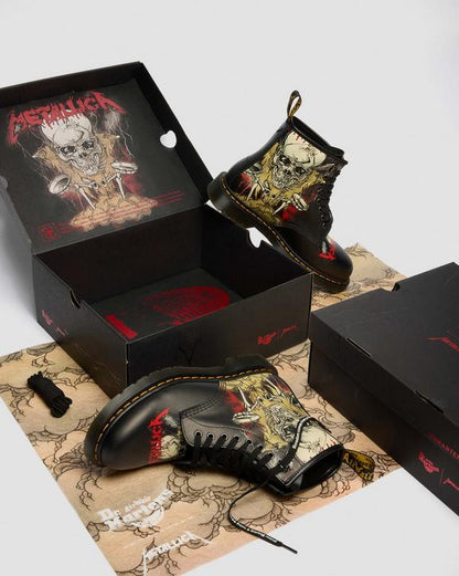 Dr Martens 1460 Metallica - White & Multi