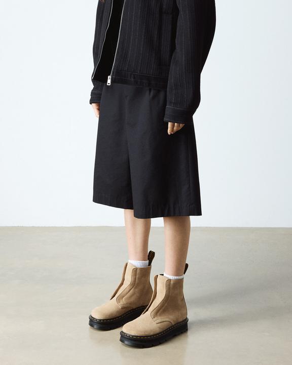 Dr Martens Zebzag Laceless - Savannah Tan