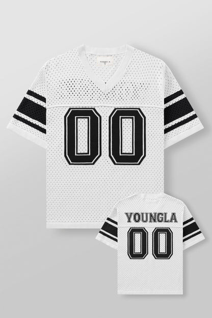 YoungLA 4226 - Varsity Knit Jersey White