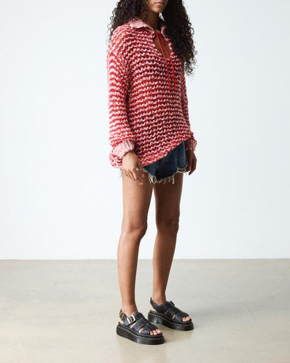 Dr Martens Wrenlie Open Toe - Black Milled Nappa