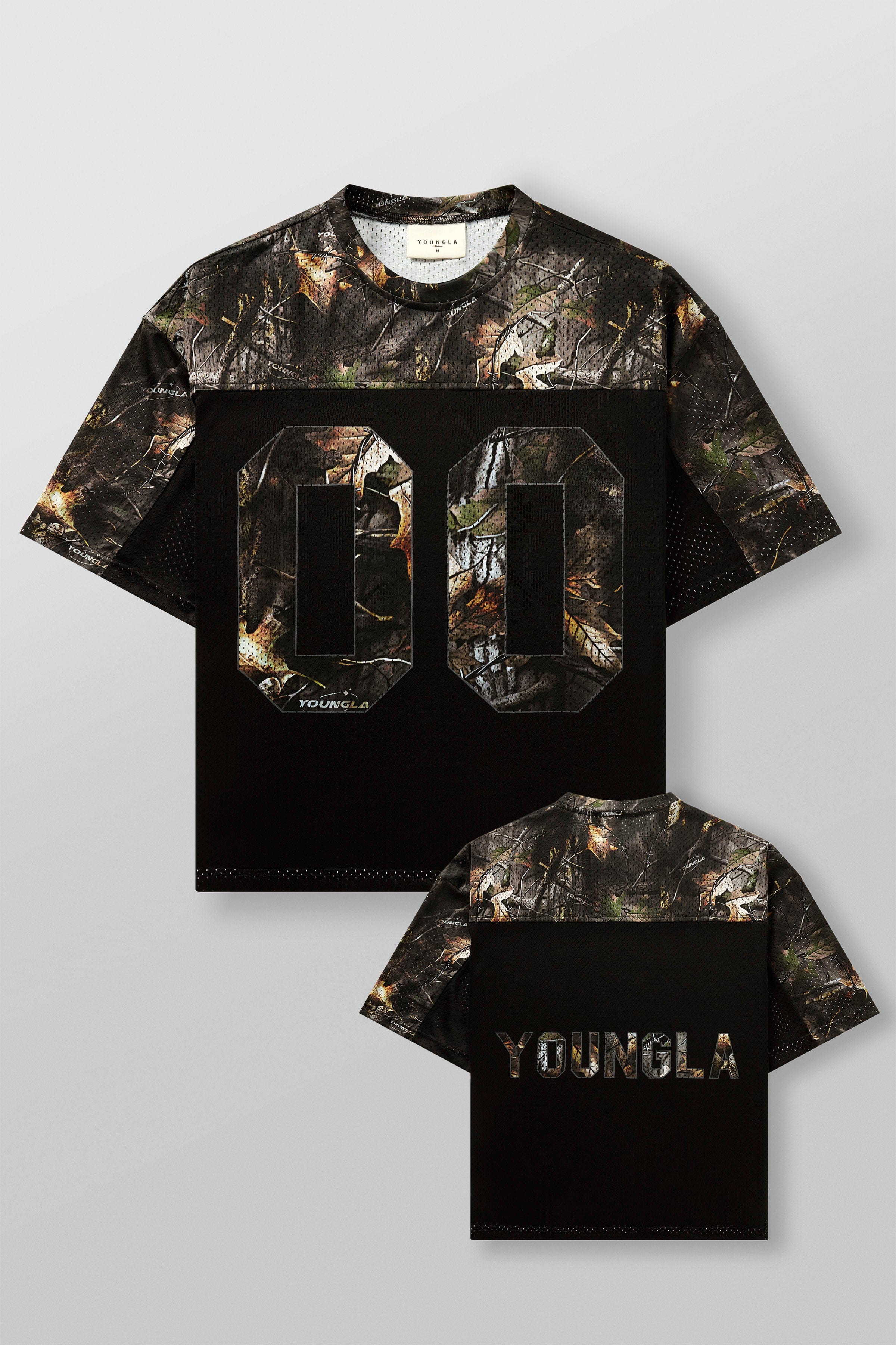 YoungLA 4237 - Double-Zero Jersey Black Tree Camo