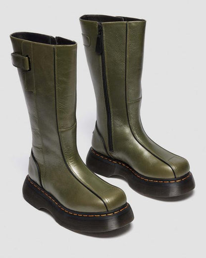 Dr Martens Buzz Hi - Olive Green