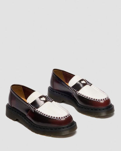 Dr Martens Penton Heart - Cherry Red & White