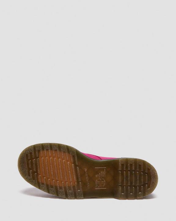 Dr. Martens Milled Nubuck Lace Up Boots Fuchsia Pink - Mens