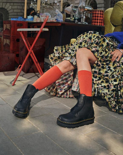 Dr Martens Zebzag Laceless - Black