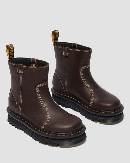 Dr Martens Zebzag Rigger - Dark Brown
